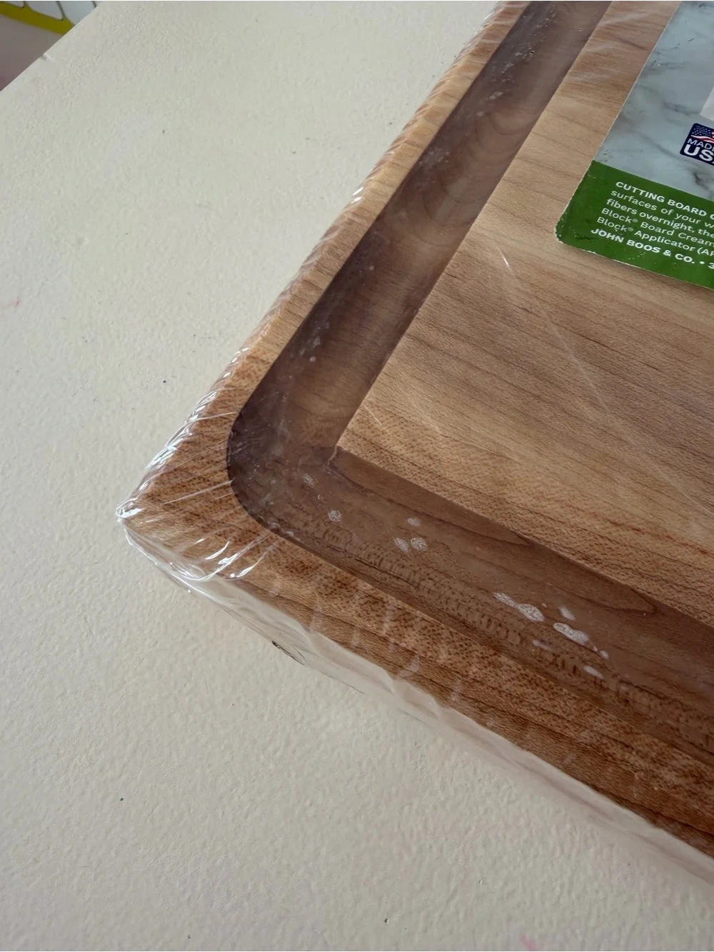 Boos Block Wood Cutting Board Natural Maple Cutting Board with Juice Groove NWT - Picture 7 of 8